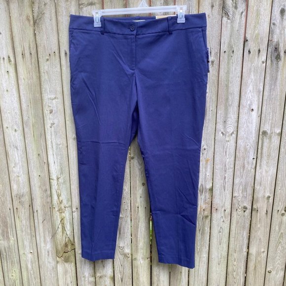 New Michael Kors Miranda navy pants 16 - Picture 8 of 8